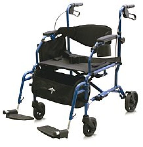 Rollator Transport Chair Combo